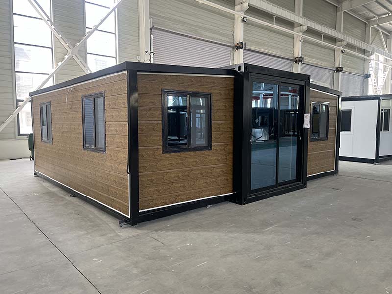 Produkteinführung des 20 Fuß geneigten Dachs der Doppelflügel-Expansionsbox
