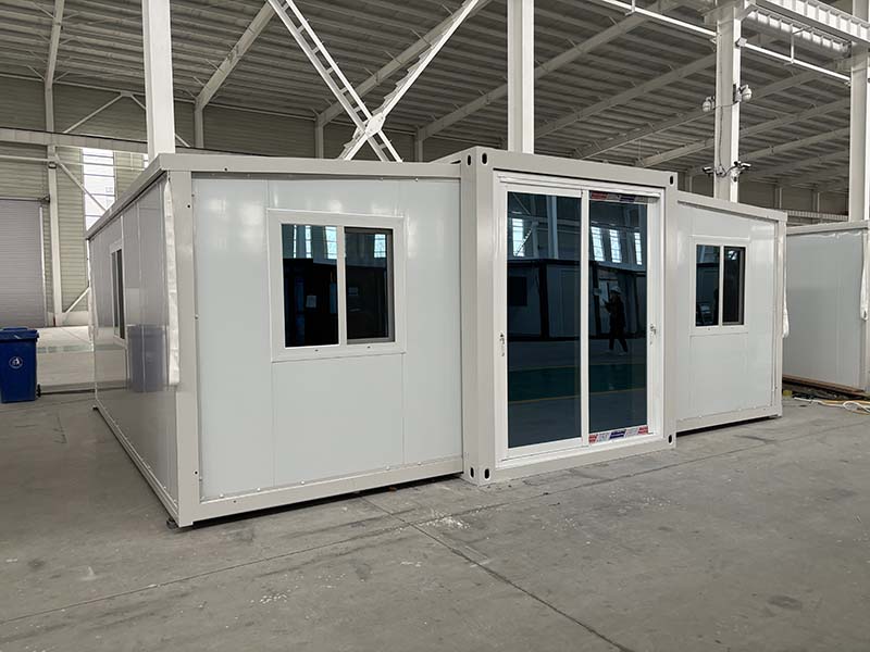 Introduzione del prodotto del tetto inclinato di 20 piedi della scatola di espansione a doppia ala
