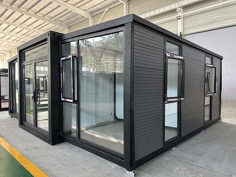 Introduzione del prodotto del tetto inclinato di 20 piedi della scatola di espansione a doppia ala
