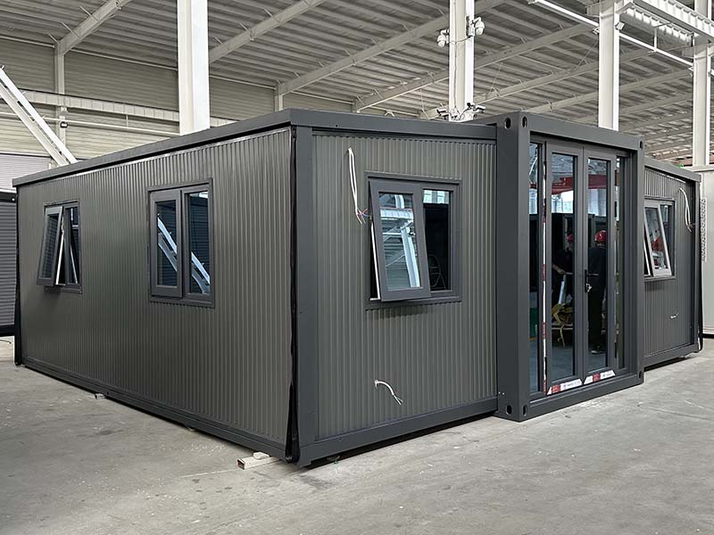 Introduzione del prodotto del tetto inclinato di 20 piedi della scatola di espansione a doppia ala
