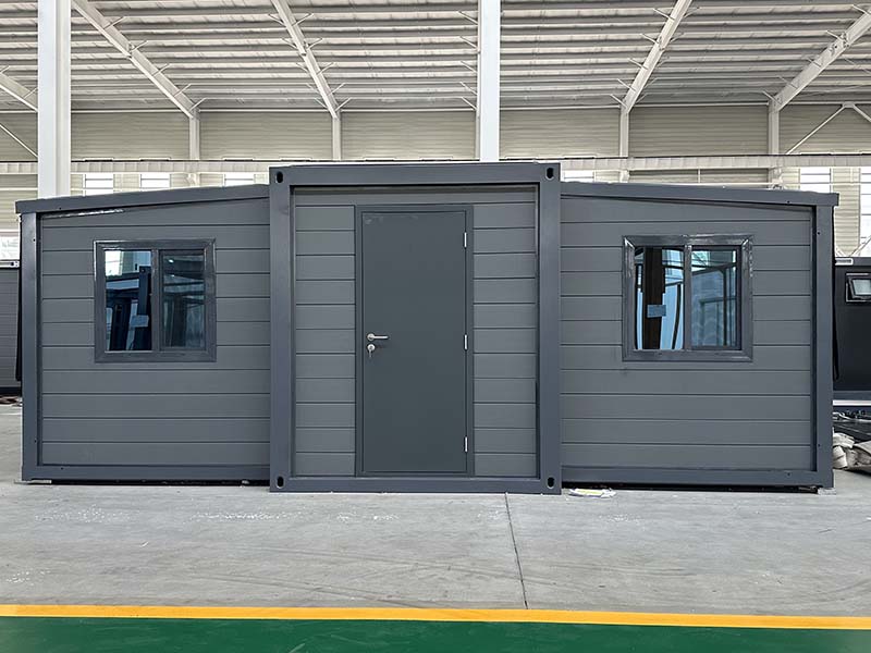 Produkteinführung des 20 Fuß geneigten Dachs der Doppelflügel-Expansionsbox
